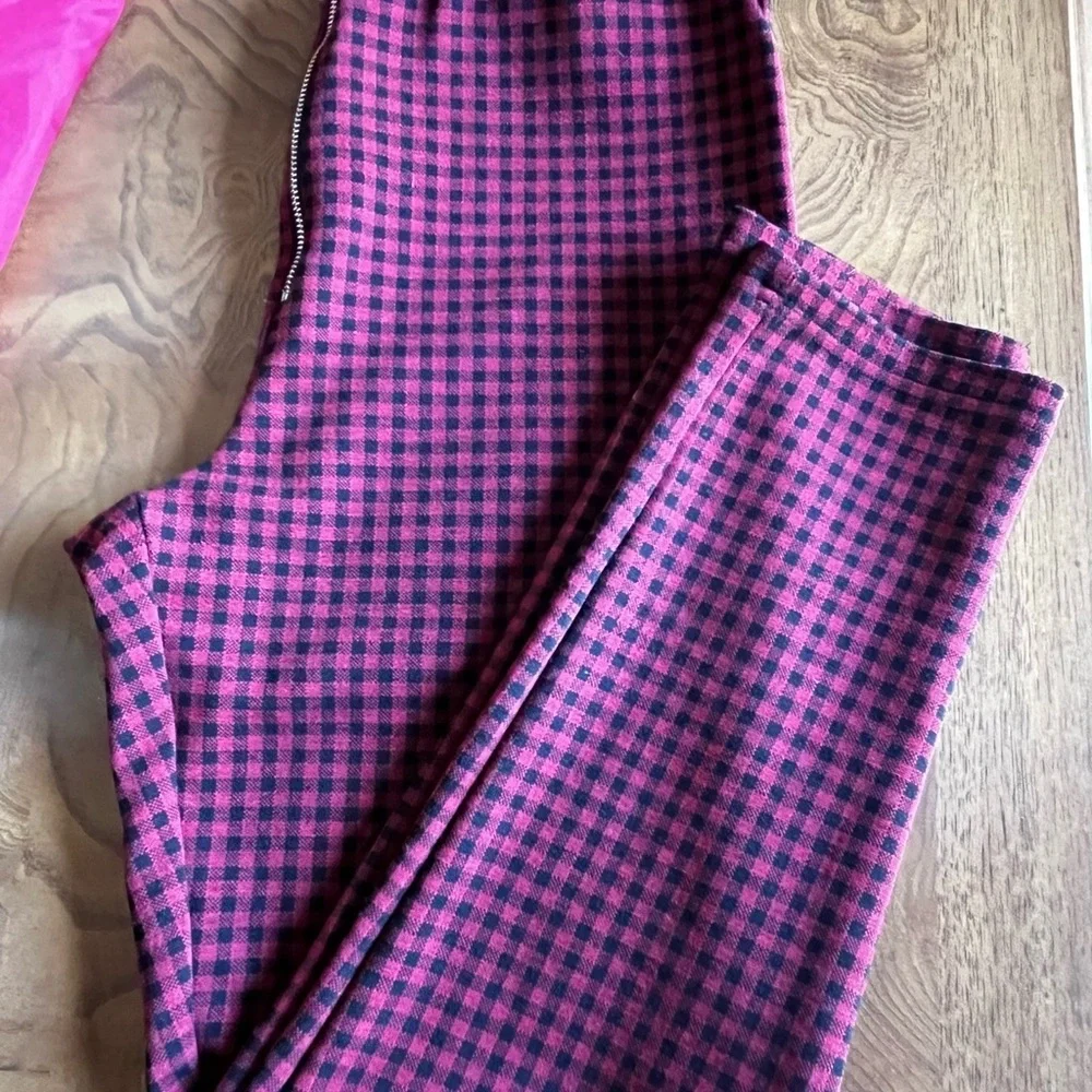 Plaid red and Black Zara pants xl - Picture 5 of 15